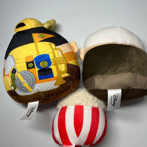 Disney Squishmallows Lot of 3 toys Movie UP Old Guy and Kid plus Popcorn - Picture 16 of 16